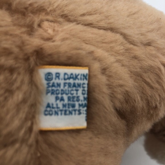 VTG Dakin 1977 Lets Monkey  Around Plush Sitting Stuffed Animal 9" Chimp Korea - Picture 10 of 12